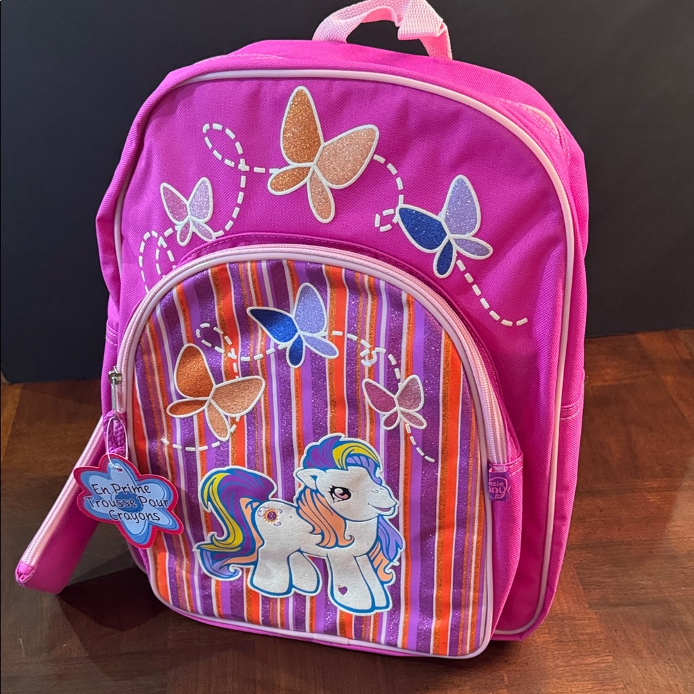 My Little Pony Back pack Knapsack with Pencil Case New with Tag Sundance